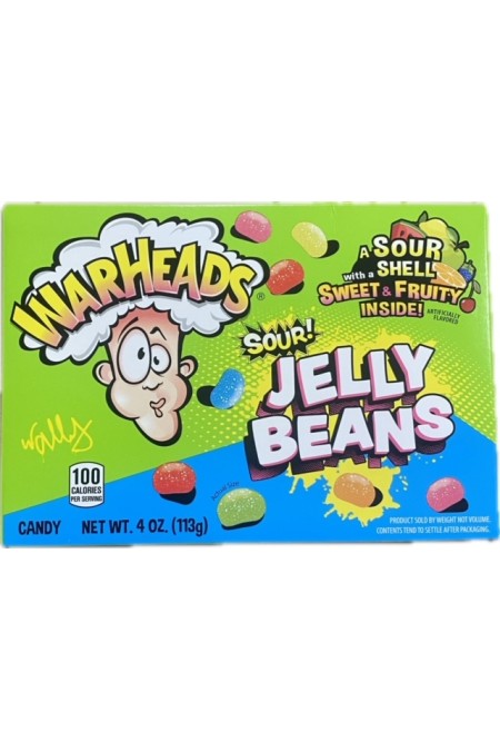 Warheads jelly beans sour 113gr